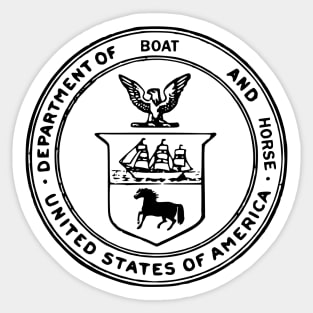 Horse&Boat Sticker